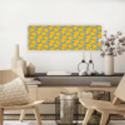 Sinaasappels - Bladeren - Kleurrijk canvas 2cm klein 828 -sfeer6