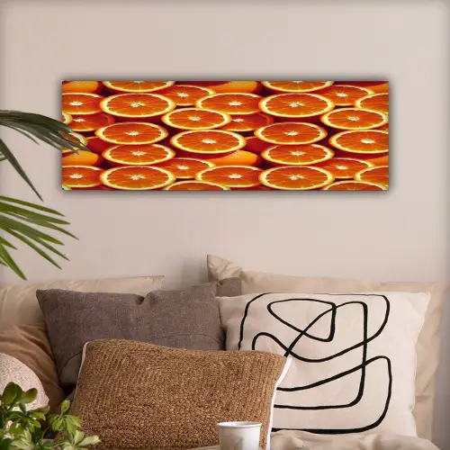 Sinaasappels - Oranje - Gesneden canvas 2cm klein 828 -sfeer1