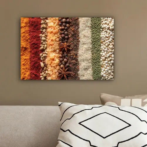 Banen - Verticaal - Kruiden - Variatie canvas 2cm klein -sfeer3