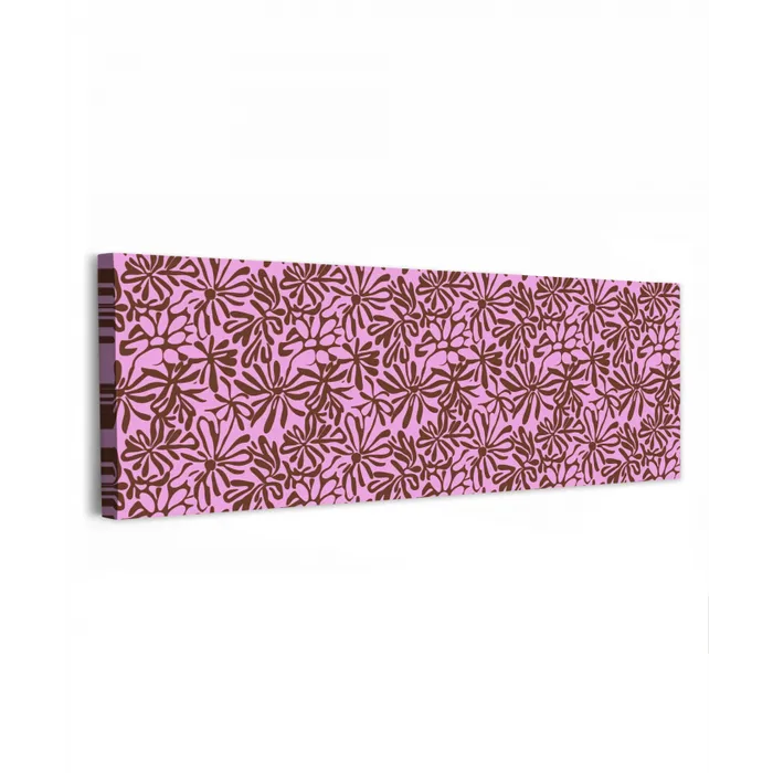 Organisch - Patroon - Roze canvas 2cm klein 828 -z3d
