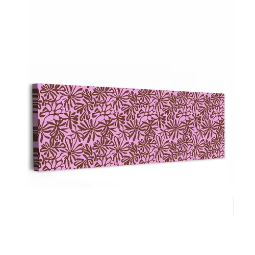 Organisch - Patroon - Roze canvas 2cm klein 828 -z3d