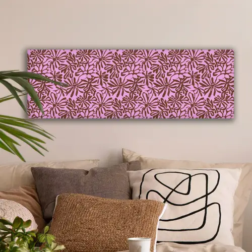 Organisch - Patroon - Roze canvas 2cm klein 828 -sfeer1