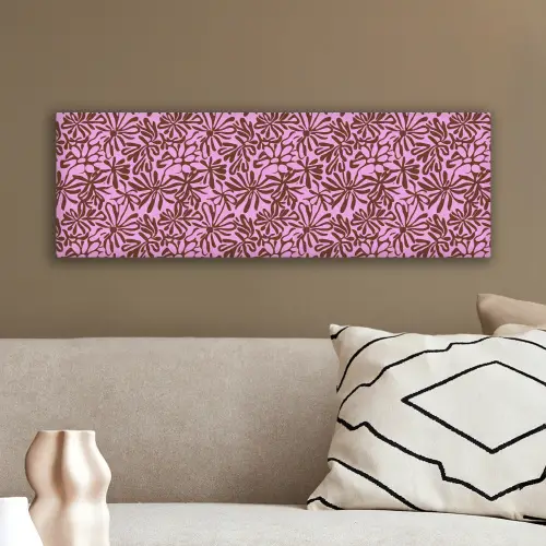 Organisch - Patroon - Roze canvas 2cm klein 828 -sfeer3