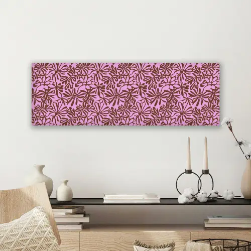 Organisch - Patroon - Roze canvas 2cm klein 828 -sfeer6