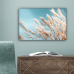Siergras - Wind - Lichtbruin canvas 2cm klein -sfeer4