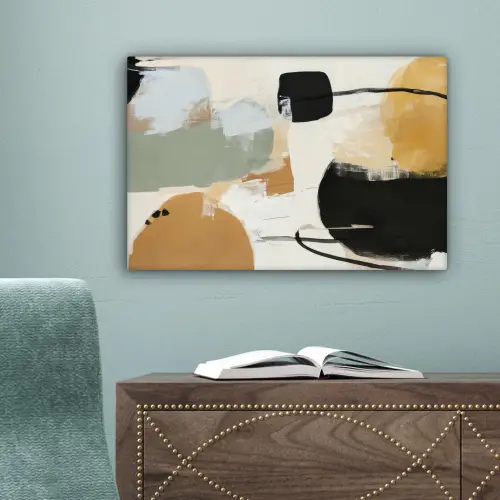 Paint - Abstract - Kleuren canvas 2cm klein -sfeer4
