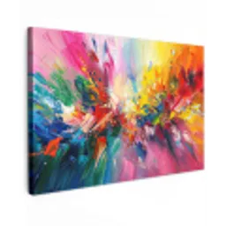Verf - Kleurrijk - Explosie canvas 2cm klein -z3d