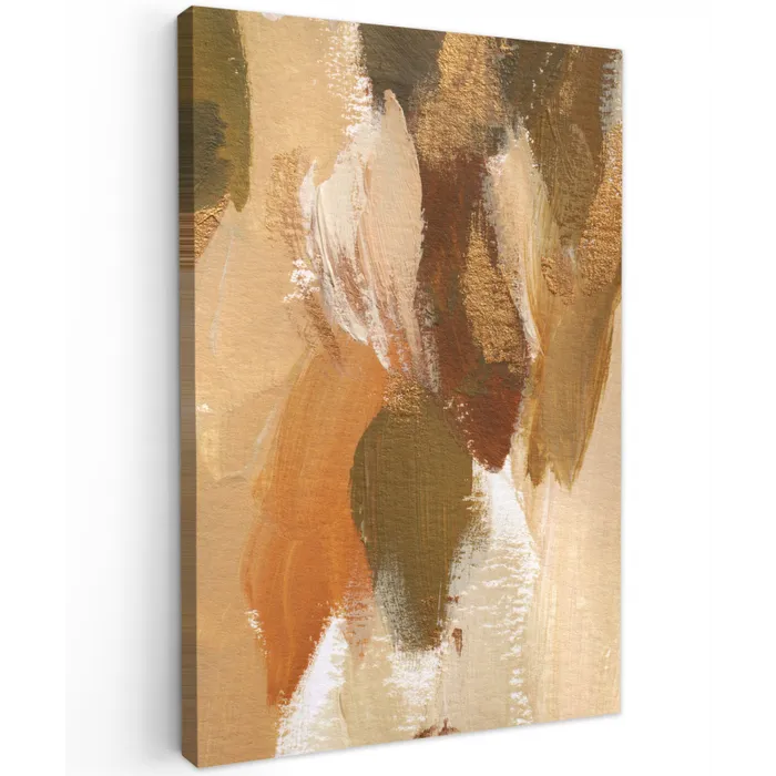Verf - Groen - Oranje canvas 2cm klein -z3d
