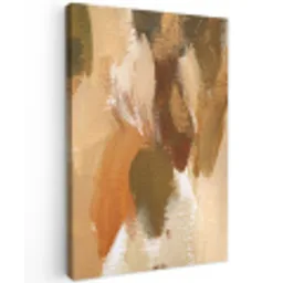Verf - Groen - Oranje canvas 2cm klein -z3d