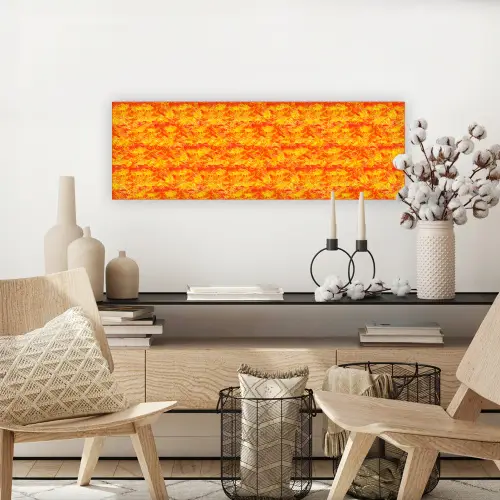 Verf - Oranje - Geel canvas 2cm klein 828 -sfeer6