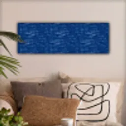 Verf - Strepen - Blauw canvas 2cm klein 828 -sfeer1