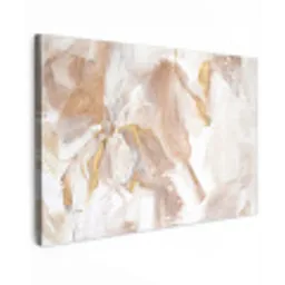 Verf - Wit - Abstract canvas 2cm klein -z3d