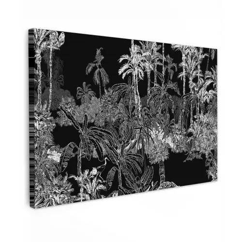Palm - Jungle - Tropical canvas 2cm klein -z3d