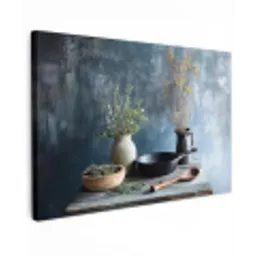 Pan - Kruiden - Schilderachtig canvas 2cm klein -z3d