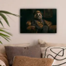 Panda - Hoed - Bril - Pak canvas 2cm klein -sfeer1