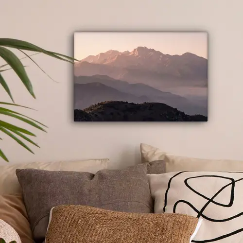 Panorama - Landschap - Bergen canvas 2cm klein -sfeer1