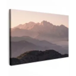 Panorama - Landschap - Bergen canvas 2cm klein -z3d