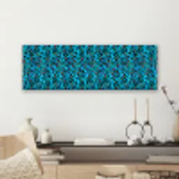 Panter - Blauw - Neon canvas 2cm klein 828 -sfeer6