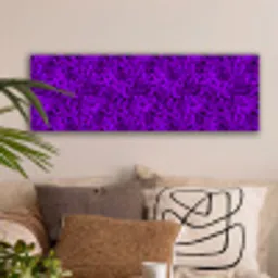 Panterprint - Paars - Patroon canvas 2cm klein 828 -sfeer1