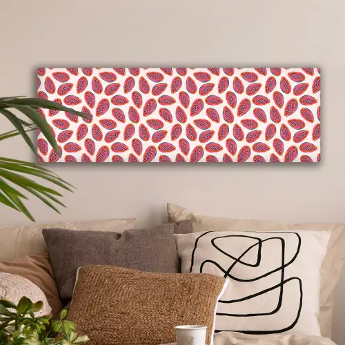 Papaja - Patroon - Roze canvas 2cm klein 828 -sfeer1