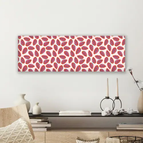 Papaja - Patroon - Roze canvas 2cm klein 828 -sfeer6