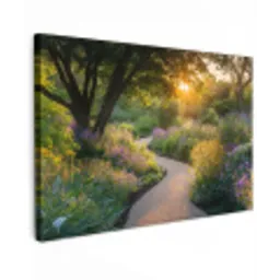Pad - Bloemen - Park canvas 2cm klein -z3d