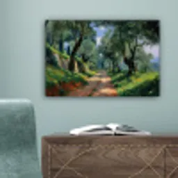Pad - Bomen - Schaduw - canvas 2cm klein -sfeer4