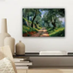 Pad - Bomen - Schaduw - canvas 2cm klein -sfeer6