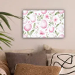 Patroon - Eieren - Roze - Pasen canvas 2cm klein -sfeer1