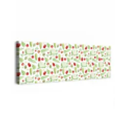 Patroon - Groen - Rood - Groente canvas 2cm klein 828 -z3d