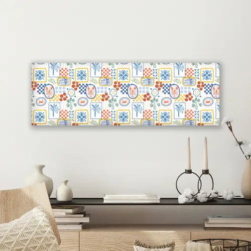 Zee - Sfeer - Tomaat - Mozaïek canvas 2cm klein 828 -sfeer6