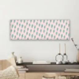 Patroon - Bliksem - Roze - Groen canvas 2cm klein 828 -sfeer6