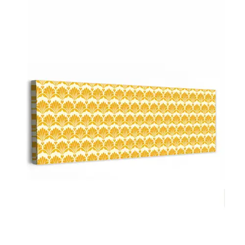 Patroon - Motief - Geel canvas 2cm klein 828 -z3d