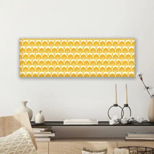 Patroon - Motief - Geel canvas 2cm klein 828 -sfeer6