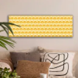 Patroon - Motief - Geel canvas 2cm klein 828 -sfeer1