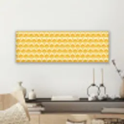 Patroon - Motief - Geel canvas 2cm klein 828 -sfeer6