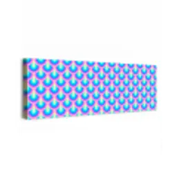 Patroon - Regenboogwaaier - Neon canvas 2cm klein 828 -z3d