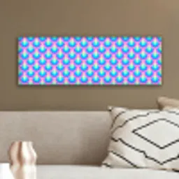 Patroon - Regenboogwaaier - Neon canvas 2cm klein 828 -sfeer3
