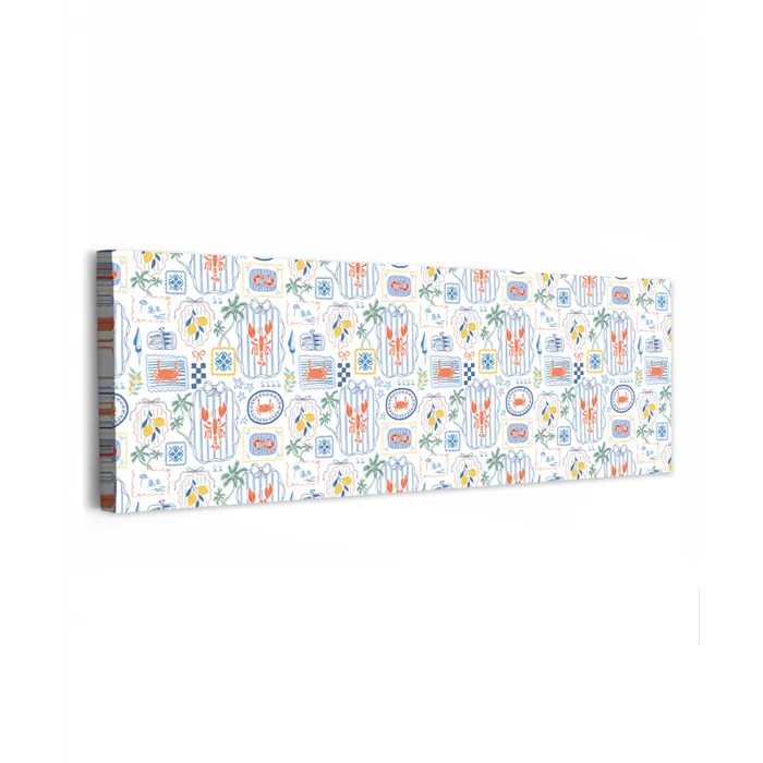 Zee - Sfeer - Krab - Blauw canvas 2cm klein 828 -z3d