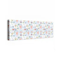 Zee - Sfeer -  Krab - Blauw canvas 2cm klein 828 -z3d