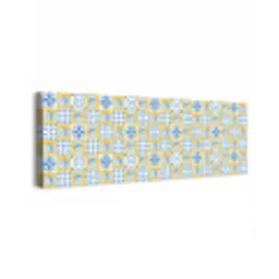 Zee - Geel - Blauw - Wit canvas 2cm klein 828 -z3d