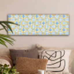 Zee - Geel - Blauw - Wit canvas 2cm klein 828 -sfeer1