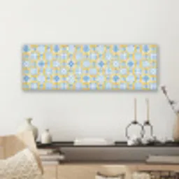 Zee - Geel - Blauw - Wit canvas 2cm klein 828 -sfeer6
