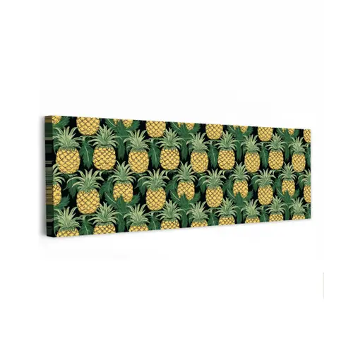 Patroon - Tropisch - Ananas - Illustratie canvas 2cm klein 828 -z3d
