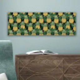 Patroon - Tropisch - Ananas - Illustratie canvas 2cm klein 828 -sfeer4