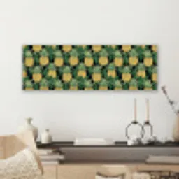 Patroon - Tropisch - Ananas - Illustratie canvas 2cm klein 828 -sfeer6