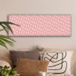 Patroon - Wit - Bliksem - Roze canvas 2cm klein 828 -sfeer1