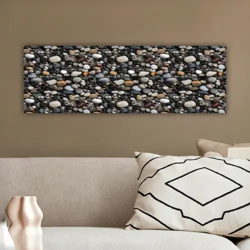 Kiezels - Mix - Aardetonen canvas 2cm klein 828 -sfeer3