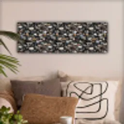Kiezels - Mix - Aardetonen canvas 2cm klein 828 -sfeer1