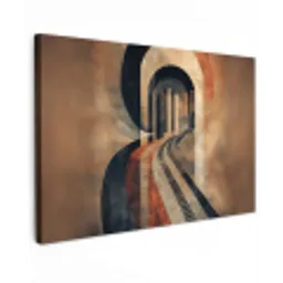 Piano - Toetsen - Abstract canvas 2cm klein -z3d